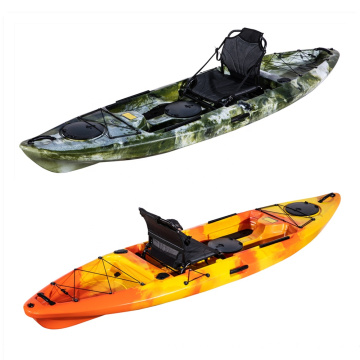 2021 China OEM wholesale new single design sea paddle fishing kayak with aluminum frame seat for hot sale canoe kayak